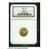 Image 1 : 1878 $2 1/2 MS63 NGC. One of the more obtainable 