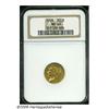 Image 1 : 1909 $2 1/2 MS63 NGC. An attractive olive-gold pi