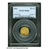 Image 1 : 1913 $2 1/2 MS62 PCGS. Softly struck on parts of 