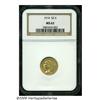 Image 1 : 1914 $2 1/2 MS62 NGC. Good luster is displayed on