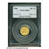 Image 1 : 1926 $2 1/2 MS64 PCGS. Boldly struck with pleasin
