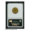 Image 2 : 1854 $3 AU58 Prooflike NGC. A boldly struck honey