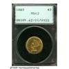 Image 3 : 1883 $3 MS62 PCGS. In addition to its paltry orig