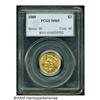 Image 1 : 1888 $3 MS65 PCGS. A shimmering, reddish-tinged G