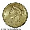 Image 1 : 1861 $5 MS64 PCGS. This coin exhibits attractive 