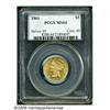 Image 3 : 1861 $5 MS64 PCGS. This coin exhibits attractive 
