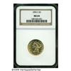 Image 1 : 1896-S $5 MS64 NGC. Brilliant and satiny. A delig