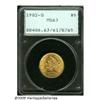 Image 1 : 1902-S $5 MS63 PCGS. A lustrous and sharply struc