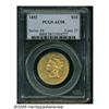 Image 1 : 1852 $10 AU58 PCGS. This dusky tan-gold example h