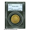 1856-S $10 AU50 PCGS. Breen-6923, "Very rare." Th