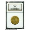 Image 1 : 1860-O $10 XF45 NGC. The 1860-O Eagle ended a twe