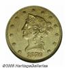 Image 1 : 1870 $10 AU53 NGC. Olive-gold surfaces with hints