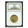 Image 1 : 1892 $10 MS64 NGC. A carefully preserved and lust