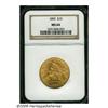 Image 3 : 1892 $10 MS64 NGC. A carefully preserved and lust