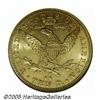 Image 2 : 1893-CC $10 MS61 NGC. Variety 1-A, the only known