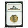 Image 1 : 1899 $10 MS64 NGC. A charming apricot-gold repres