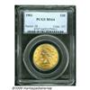 Image 1 : 1901 $10 MS64 PCGS. This is a lovely example that