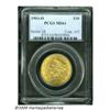 Image 1 : 1903-O $10 MS61 PCGS. Bright surfaces display dee