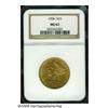 Image 1 : 1904 $10 MS63 NGC. An attentively struck and lust