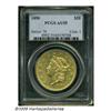 Image 3 : 1850 $20 AU55 PCGS. A bright Double Eagle with ab