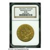 Image 1 : 1854 $20 Small Date XF45 NGC. Breen-7167. Repunch