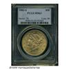 Image 1 : 1883-S $20 MS63 PCGS. Far less abraded than is no