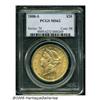 Image 1 : 1888-S $20 MS62 PCGS. The design elements are wel