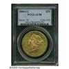 Image 1 : 1890-CC $20 AU58 PCGS. This lightly circulated CC