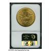 Image 2 : 1893 $20 MS62 NGC. Bright surfaces display a yell