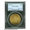 Image 3 : 1893-CC $20 MS62 PCGS. Final year of issue and al