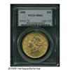 Image 1 : 1898 $20 MS62 PCGS. The 1898 is a scarce date in 