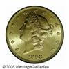 Image 1 : 1898-S $20 MS64 PCGS. Fully brilliant and sharply