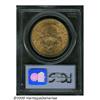 Image 4 : 1898-S $20 MS64 PCGS. A lustrous near-Gem with br