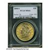 Image 1 : 1898-S $20 MS64 PCGS. Somewhat scarcer and seldom