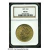 Image 1 : 1899 $20 MS64 NGC. Shades of yellow- and orange-g
