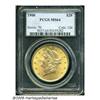 Image 1 : 1900 $20 MS64 PCGS. Apricot-gold surfaces display