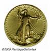 Image 1 : 1907 $20 High Relief, Wire Rim--Cleaned--ANACS. V