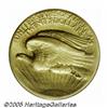 Image 2 : 1907 $20 High Relief, Wire Rim--Cleaned--ANACS. V