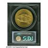 Image 2 : 1907 $20 Arabic Numerals MS62 PCGS. Peach-gold pa