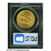 Image 2 : 1907 $20 Arabic Numerals MS63 PCGS. A few minute 