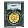 Image 1 : 1907 $20 Arabic Numerals MS66 PCGS. The premier i