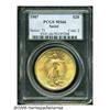 Image 3 : 1907 $20 Arabic Numerals MS66 PCGS. The premier i