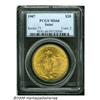 Image 3 : 1907 $20 Arabic Numerals MS66 PCGS. The first yea