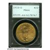 Image 1 : 1910-D $20 MS64 PCGS. Well struck on the design e