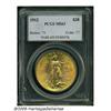 Image 1 : 1912 $20 MS63 PCGS. Well struck with bright red-o