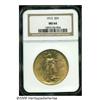 Image 3 : 1912 $20 MS64 NGC. A scarcer P-mint Saint that is