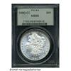 Image 1 : 1880-CC S$1 MS65 PCGS. A frosty Gem with a bold s