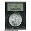 Image 1 : 1882-CC S$1 MS64 PCGS. Fully white and brilliant,