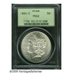 1884-S S$1 MS62 PCGS. A bit softly struck in the 