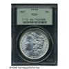 Image 1 : 1887 S$1 MS64 PCGS. A hint of pale lilac color sh